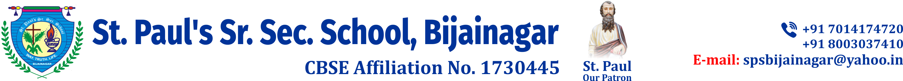 Welcome to St. Paul's School Bijainagar